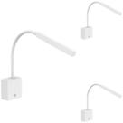Kit 3 Arandela LED 3000k Touch Dimmer+USB Bivolt Interlight