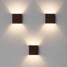 Kit 3 Arandela Led Aura 4w 3000k Branco Quente 110v/220v Ip65 a prova d'água Cafe ALUT001900-3 Alut