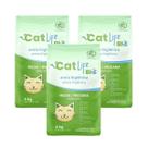Kit 3 Areias Higiênicas CatLifeBio Areia Média Para Gato 4Kg
