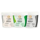 Kit 3 Argilas Castilla 100g Verde, Branca e Preta Controle de Oleosidade, Detox e Revitalização