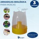 Kit 3 Armadilha Amarela Para Mosca Da Fruta