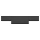Kit 3 Armários De Cozinha Aéreos 4 Portas Veneza Multimóveis Mp2151 Preto Preto