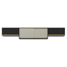 Kit 3 Armários De Cozinha Aéreos 4 Portas Veneza Multimóveis Mp2152 Preto/dourado Preto/dourado Kit 3 Armários De Cozinha Aéreos 4 Portas Veneza Multimóveis Mp2152 Preto/dourado Preto/dourado