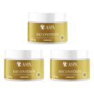 Kit 3 Aspa Máscara Reconstrutora Vegano Sem Silicone 300g