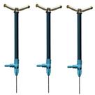 Kit 3 Aspersor Giratório De Metal Estaca Horta 25cm Ar25 6M