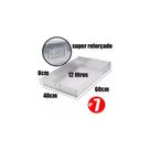 Kit 3 Assadeira Industrial Retangular De Aluminio 5,8 E 12L