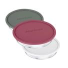 Kit 3 Assadeira Redonda 2,4L com Tampa Sortidas Marinex Kit 3 Assadeira Redonda 2,4L com Tampa Sortidas Marinex