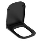 Kit 3 Assentos Original Softclose Elite Matte Black Celite