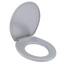 Kit 3 Assentos Original Universal Multimarcas Roca Cinza Cromo