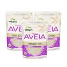 Kit 3 Aveia Farinha Integral sem Glúten 200g Vitalin Kit 3 Aveia Farinha Integral sem Glúten 200g Vitalin