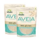 Kit 3 Aveia Flocos Finos sem Glúten Integral 200g Vitalin Kit 3 Aveia Flocos Finos sem Glúten Integral 200g Vitalin