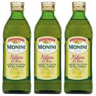 Kit 3 Azeite de Oliva Italiano Monini Extra Virgem 500ml