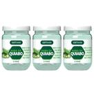 Kit 3 Baba de Quiabo para Cabelo Hidratação e Brilho Contra Danos 220ml Soft Hair