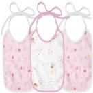 Kit 3 Babadores Felpudos Plastificados Papi 25x19cm Impermeáveis para Bebê