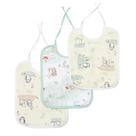 Kit 3 Babadores Papi Algodão Plastificados Sortido Neutro