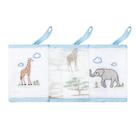 Kit 3 Babetes Papi 32x32cm com Prendedor África