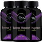 Kit 3 Bacopa Monnieri 500mg 120 Capsulas Ethos Nutrition