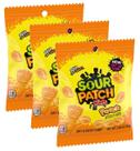 kit 3 Bala Azedinha Sour Patch kits Peach Sabor Pêssego 101g