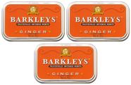 KIT 3 BALA BARKLEYS GINGER Pastilhas Sabor Gengibre 50g