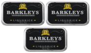 KIT 3 BALA BARKLEYS LIQUORICE Pastilhas Sabor Alcaçuz 50g