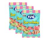 Kit 3 Bala de Gelatina Fini Sorvetinho Sabores Sortidos 80g Kit 3 Bala de Gelatina Fini Sorvetinho Sabores Sortidos 80g