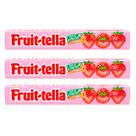 Kit 3 Bala Fruit-Tella Suco de Frutas Com Vitamina C Sabor Morango 40g