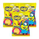 Kit 3 Bala Gel Go Jelly Minions Formato e Sabor Banana 70g Kit 3 Bala Gel Go Jelly Minions Formato e Sabor Banana 70g