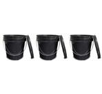 Kit 3 Baldes 10 Litros Com Alça Reforçada e Tampa Removível Lacre Para Vedação Kit 3 Baldes 10 Litros Com Alça Reforçada e Tampa Removível Lacre Para Vedação