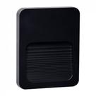 Kit 3 Balizador Fit 2W 3000K Bivolt IP65 Preto em ABS