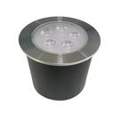 Kit 3 Balizador Led 3w Luminária Solo Piso Branco Frio