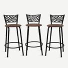 Kit 3 Bancos Banquetas 60cm Eclipse Preta Ideal Balcão Ilha Bistrô Bar Cozinha Bancada Área Gourmet Sorveteria Kit 3 Bancos Banquetas 60cm Eclipse Preta Ideal Balcão Ilha Bistrô Bar Cozinha Bancada Área Gourmet Sorveteria