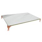 Kit 3 Bandeja Clássica Retangular Espelhada Pé Grande Rose 30x18 MDF Madeira Kit 3 Bandeja Clássica Retangular Espelhada Pé Grande Rose 30x18 MDF Madeira