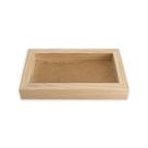 Kit 3 Bandeja Retangular Sem AlÇA 24x14x3,5 Madeira Pinus 10mm