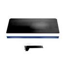 Kit 3 Bandejas Prateleiras 30x91 Gôndolas New Plus Preto Porta Etiqueta Azul Sa Gôndolas Kit 3 Bandejas Prateleiras 30x91 Gôndolas New Plus Preto Porta Etiqueta Azul Sa Gôndolas