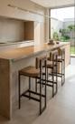 Kit 3 Banquetas Hator Altas Cozinha Goumet Bistrô Bares Pub Aço Carbono material sintético Caramelo Moderna Estilo Indutrial