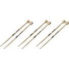 Kit 3 Baqueta Spanking Timpani Double Feltro E Ponta Madeira Kit 3 Baqueta Spanking Timpani Double Feltro E Ponta Madeira
