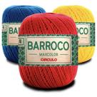 Kit 3 Barbante Barroco Maxcolor 4 200g Kit 3 Barbante Barroco Maxcolor 4 200g