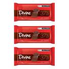 Kit 3 Barra Chocolate Divine Supremo 70G Ao Leite 37% Cacau