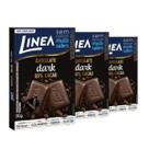 Kit 3 Barra Chocolate Linea Diet Sem Açúcar Dark 50% Cacau 30g