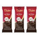 Kit 3 Barra de Chocolate Divine Meio Amargo 50% Cacau 20g