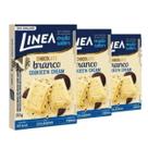 Kit 3 Barra de Chocolate Linea Diet Sem Açúcar Branco Cookies 30g