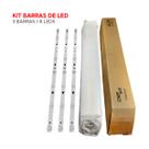 Kit 3 Barra De Led Compatível Com L39s4900fs L39s4900 8 Leds