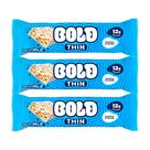 Kit 3 Barra de Proteína Bold Thin Sabor Cookies & Cream com 12g de Proteína 40g