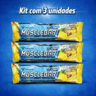 Kit 3 Barra de Proteína Crispy Protein Bar Musclebar 45g