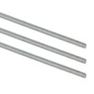 Kit 3 Barra Roscada BSW Aço 1/4'' x 1 Metro