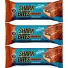 Kit 3 Barra Shark Bites 40g 11g Proteina Chocolate Shark Pro