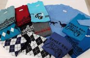 Kit 3 Básica Lã Blusa Menino Inverno Tam 8 10 12 Juvenil 941