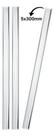 Kit 3 Bastões Agitadores 5x300mm Vidro Maciço Ponta Lapidada Kit 3 Bastões Agitadores 5x300mm Vidro Maciço Ponta Lapidada