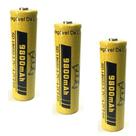 Kit 3 Baterias Recarregáveis JYX 18650 9800mAh 3.7V-4.2V de Alta Capacidade