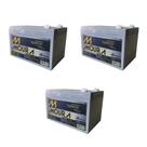 kit 3 Baterias selada vrla 12v 12ah